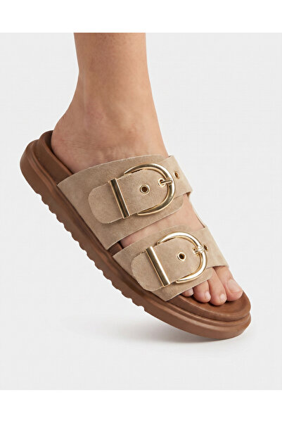 brawerlife Women's Daily Slippers Double Buckle Slippers Double Sole Orthoped...