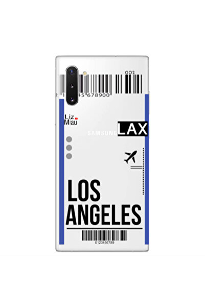 Other Samsung Note 10 Los angeles Transparent Silicone TPU Θήκη