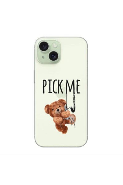 Other Apple iPhone 15 Plus Pick me Transparent Silicone TPU Θήκη