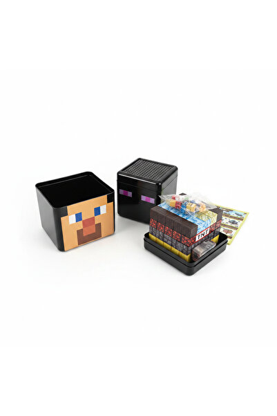 RoRoToys ENDERMAN Saklama Kutusu | 150 Parça +6 Karakter Minecraft Manyetik B...
