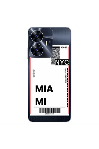 Other Realme Note 50 Miami NYC Transparent Silicone TPU Θήκη