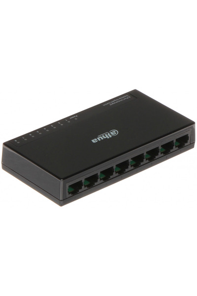 DAHUA PFS3008-8GT-L, 8 Port, GigaBit, Yönetilemez, Masaüstü Switch