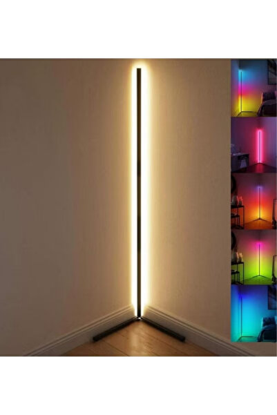 Genaric Floor Lamp Corner Standing Lamp with RGB Color Changing Levels, Remot...