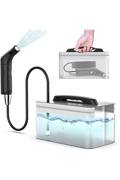 The Bros Portable Travel Bidet Shattaf - 2.3L Rechargeable Handheld Sprayer w...