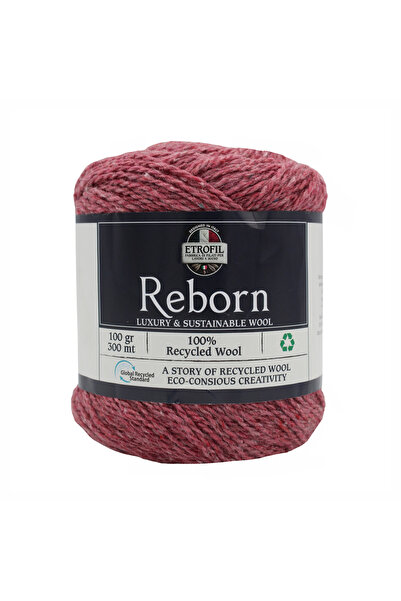 Etrofil Νήμα Πλεξίματος Reborn Ζωηρό Ροζ 100% Ανακυκλωμένο Μαλλί 100γρ 300μ (...