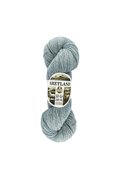 Etrofil Fir de tricotat Shetland Alb Gheață 100% Lână Shetland 50g 280m (75381)