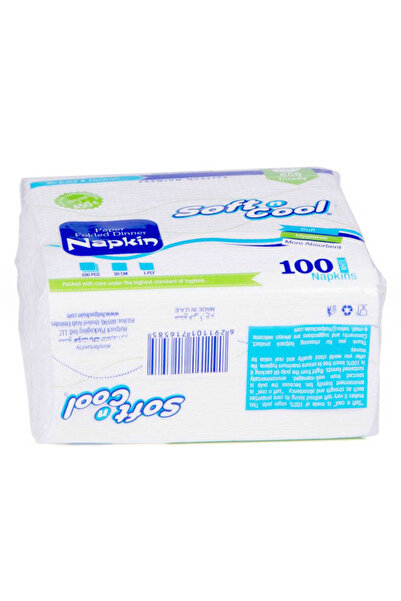 Hotpack مناديل ورقية 30×30 سم، 100 قطعة