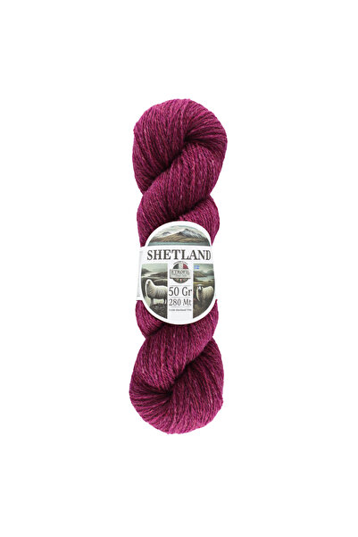 Etrofil Shetland Knitting Yarn Grape 100% Shetland Wool 50g 280m (73398)