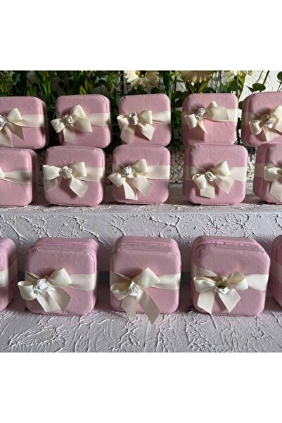 SWEETY 12 Pink Jewelry Organizers - Ribbon Arrangement