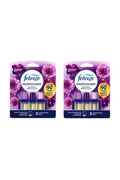 Febreze 3Volution Ametist Çiçek Rüyası Kokulu Fiş Dolum Şişesi 20 ml, 90 Gün ...