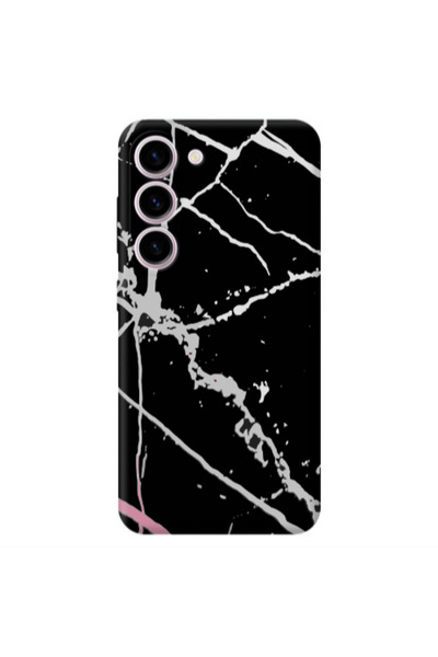 Other Samsung S23 Plus Marble Cream Cracks Transparent Silicone TPU Θήκη