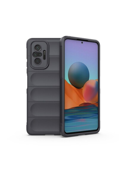 sscase Magic Shield Θήκη Σιλικόνης Dark Grey (Xiaomi Redmi Note 10 Pro)