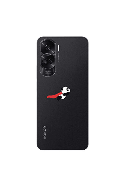 Other Honor 90 Lite 5G kite flying panda Transparent Silicone TPU Θήκη