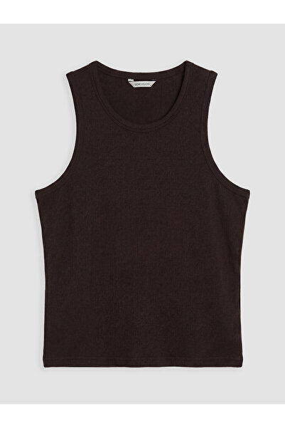 LC Waikiki Nevavm with a Difference Oval Collar Sleeveless Men's T-Shirt