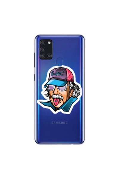Other Samsung A21S Einstein Transparent Silicone TPU Θήκη