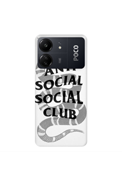 Other Xiaomi Poco C65 Social club Transparent Silicone TPU Θήκη