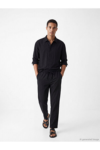 LC Waikiki Nevavm Regular Fit Men's Trousers with Elastic Waistband