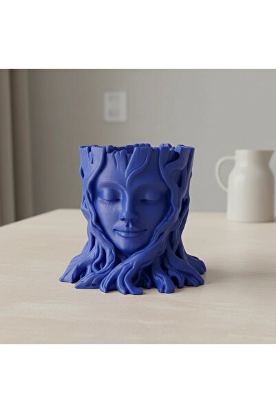 OEM Decorative Pot Face of the Forest, Statuette Vase for Small Plants