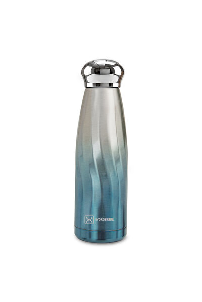 Hydrobrew Double Wall Stainless Steel Water Bottle 420ml – Leakproof Insulate...