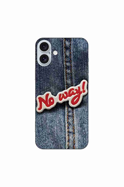 OEM Θήκη συμβατή με Apple iPhone 16 Plus Σιλικόνης Gel TPU Μοντέλο No Way Jeans