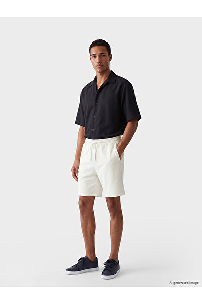 LC Waikiki Nevavm Regular Fit Soft Touch Men's Shorts with Difference