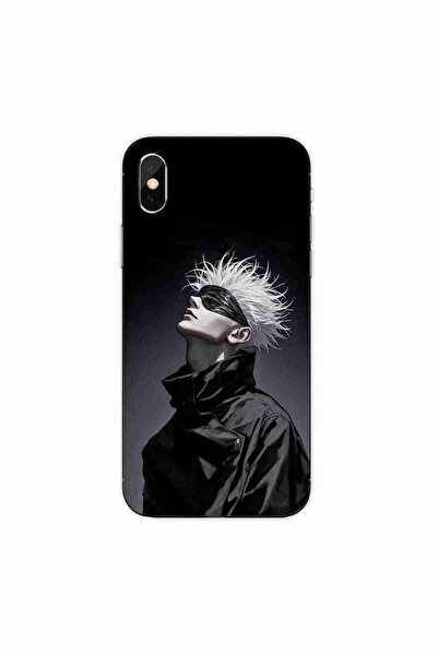 OEM Case compatible with Apple iPhone XS Silicone Gel Tpu Pattern Jujutsu Kai...