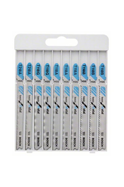 Bosch Basic for Metal Reciprocating Saw Blade Top Bottom Set , 10 Pieces