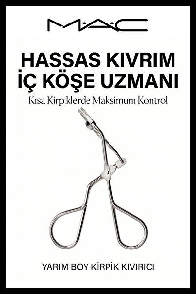 M.A.C Yarım Boy Kirpik Kıvırıcı İç Köşe Kirpik Şekillendirici Kısa Kirpikler ...