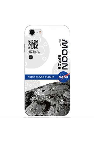 Other Apple iPhone SE 2020 Moon Space Transparent Silicone TPU Θήκη