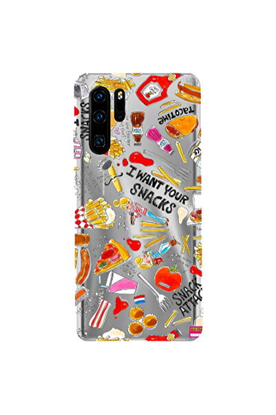 Other Huawei P30 Pro Snack attack Transparent Silicone TPU Θήκη