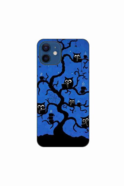 OEM Husa compatibila cu Apple iPhone 12 Silicon Gel Tpu Model Halloween Tree ...