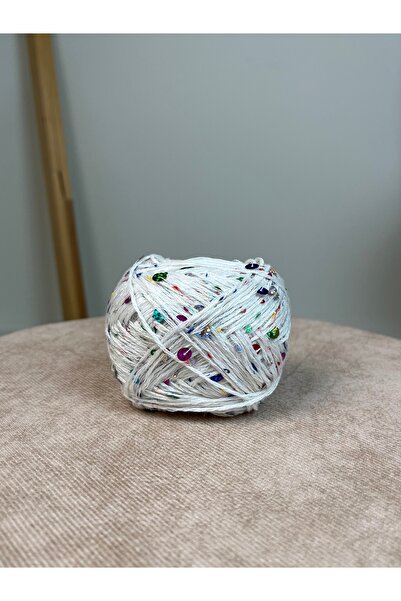 rüya hobi 50 Gram Pullu Cotton İplik, Bandana İpi, Yazlık İplik, Pamuk İplik
