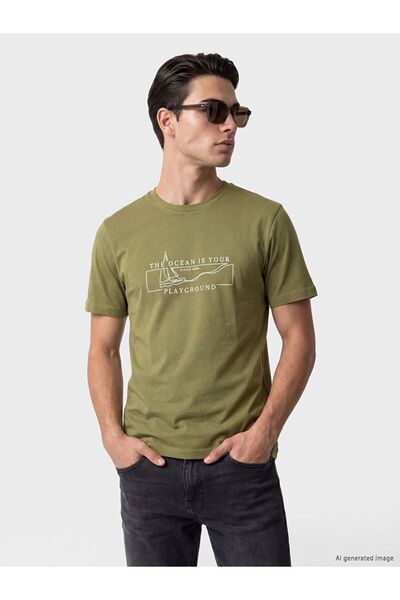 LC Waikiki Crew Neck Printed Men's T-Shirt