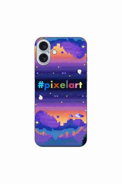 OEM Husa compatibila cu Apple iPhone 16 Plus Silicon Gel Tpu Model Pixel Art ...