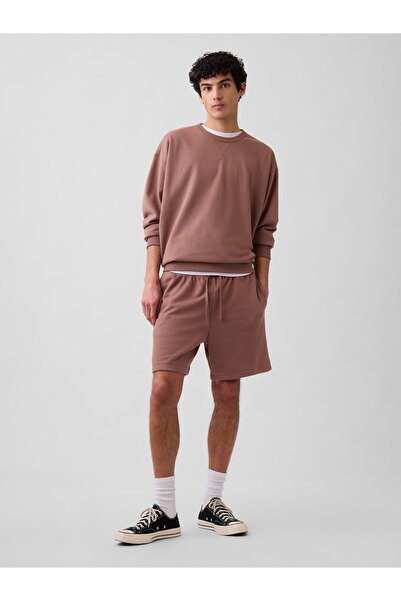 GAP Erkek Kahverengi VintageSoft Fransız Havlu Kumaş Şort