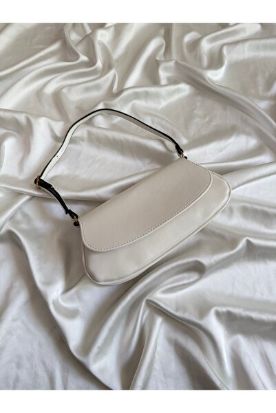 Mia Collection Thai Model Hand and Women's Shoulder Bag White