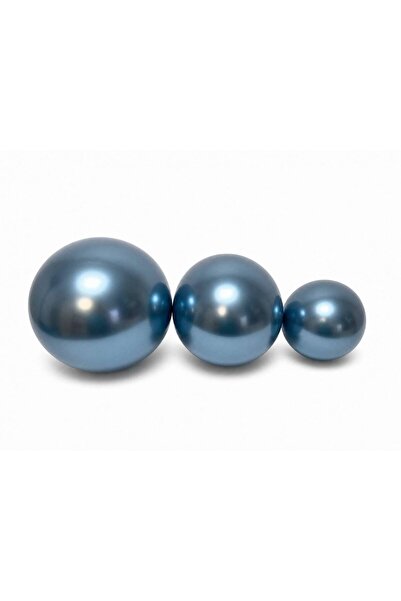 OEM Balloons Top Bottom Set Chrome DUSTY BLUE 10"-50/ Top Bottom Set
