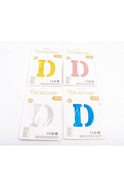 OEM Foil Balloon Letter "D" 40cm Silver