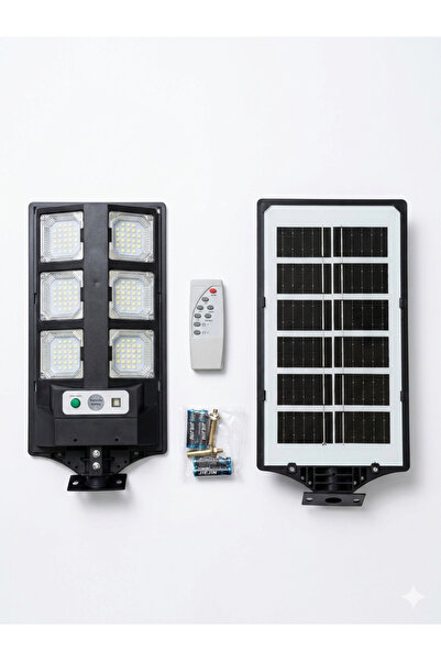 JML Lampă Stradala Solara LED 19.5×10cm, cu Panou Solar Integrat, Senzor de M...