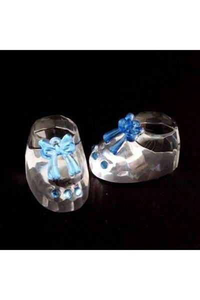 OEM Marturie Botez Botosei Sticla 2/Set Roz Si (Set 10 buc) Blue