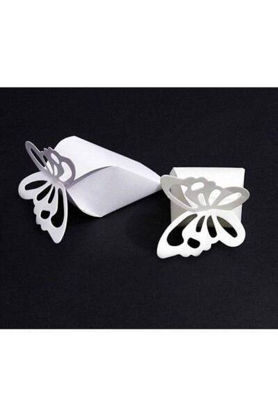 OEM Cutii Carton Pentru Marturii Cornet Fluture 50/set Alb
