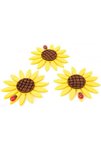 OEM Ornamente Din Fetru Floarea Soarelui 8 Cm 50/Set
