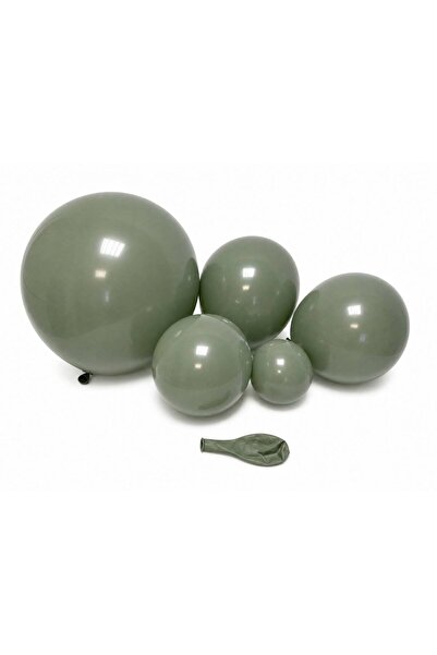OEM Matte Balloons TX 05 Dusty Green 12"-100/ Top Bottom Set