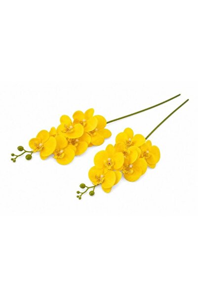 OEM Orhidee artificiala 9 flori 54 Galben