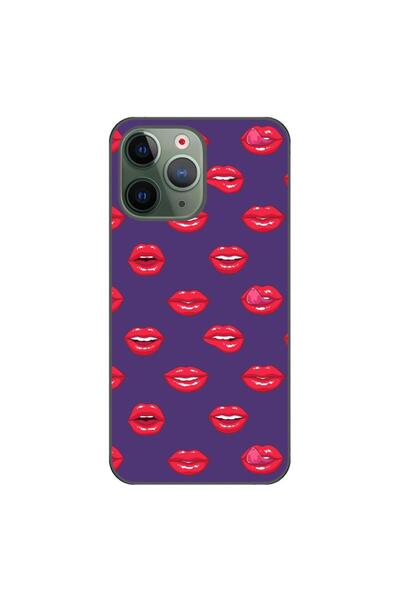 OEM Husa compatibila cu Apple iPhone 11 Pro Silicon Gel Tpu Model Buze Pattern