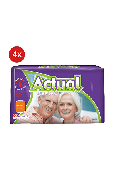 ACTUAL 4x Scutece pentru adulți M - 30 bucăți