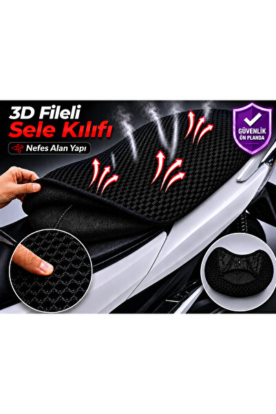 Vi Caro RKS Next 50 Husă pentru șa motocicletă Husă pentru șa cu plasă 3D Pro...