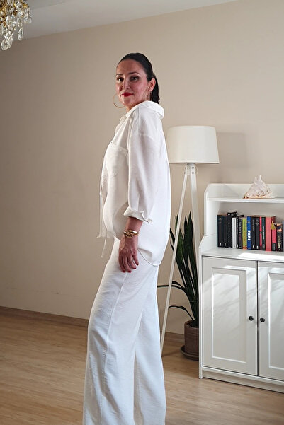 QUAŞE Modal Shirt and Pants Two-Piece Set