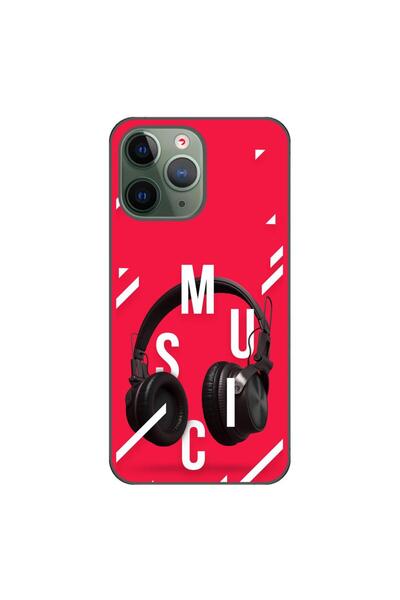 OEM Husa compatibila cu Apple iPhone 11 Pro Silicon Gel Tpu Model Music Headp...