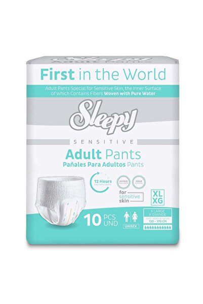 Sleepy Scutece-chiloți pentru adulți sensibili, mărimea L 110-150cm - 10 bucăți